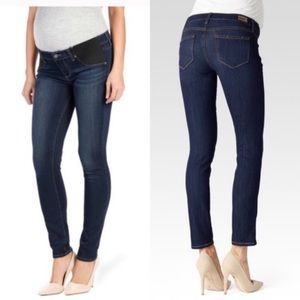 PAIGE skyline ankle peg maternity jeans
